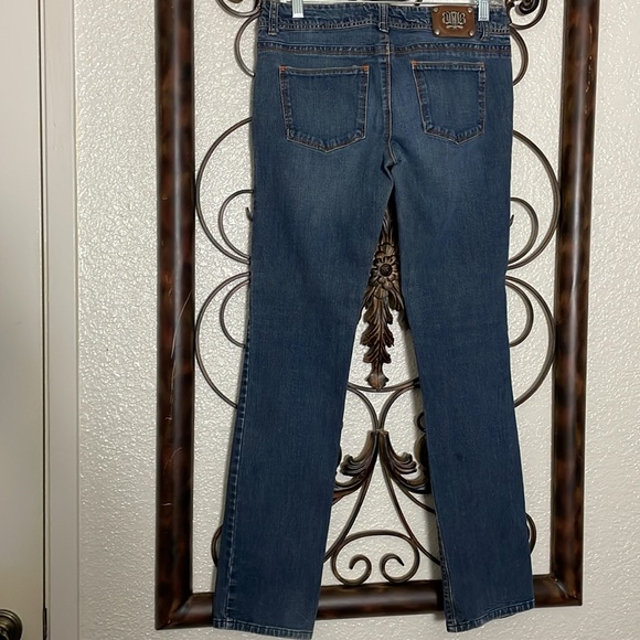 Women’s size 28 waist London bridge four-way stretch blue jeans - Picture 10 of 16